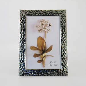Best Sellers: Silver 'Beaten' Frame - 4 x 6