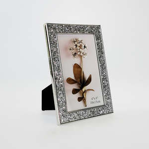 Silver Sequin Frame - 4 x 6