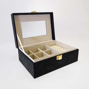 Best Sellers: Embossed Jewellery Box - Black