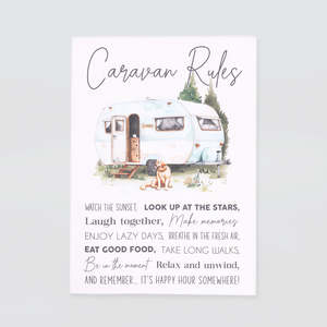 Tea Towel - 'Caravan'