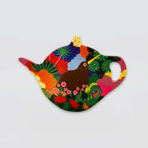 Trays Serveware: Teabag Holders - 'NZ Native Birds'