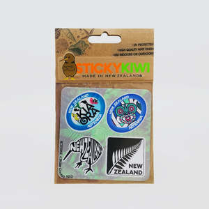 Books Stationery: NZ Sticker Combo 'D' - 4pk