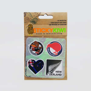 NZ Sticker Combo 'C' - 4pk