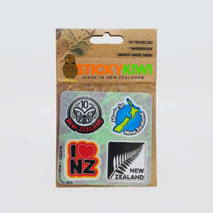 Books Stationery: NZ Sticker Combo 'A' - 4pk