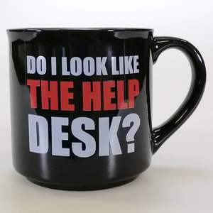 Fun Mugs: Boxed Mug - 'Do I Look Like The Help Desk?'
