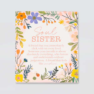 Sisters: Cottage Grove - 'Soul Sister' Plaque