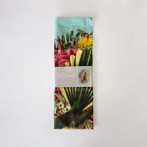 Laundry Cleaning: Botanical Fantail' Tea Towel