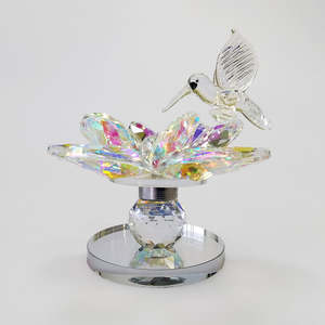 Best Sellers: Rotating Crystal Flower Humming Bird