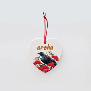 Ceramic Heart - Aroha 'Tui'