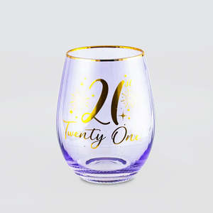 Wine Accessories: 21st Fluted Stemless Glass