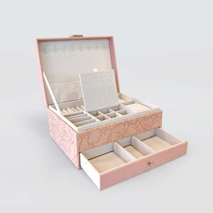 Embossed Jewellery Boxes - 22x11cm