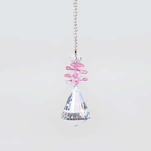 Crystal Suncatcher - 'Pink Angel'