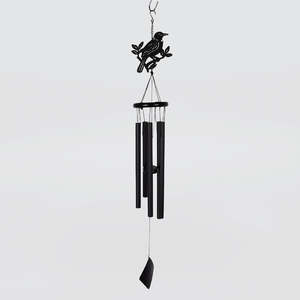 Crystal Glass: NZ Bird Windchimes - 40cm