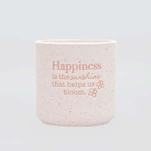 Vases Bowls: Positive Pot - 'Happiness'