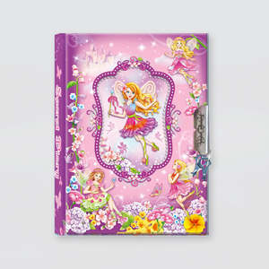 Books Stationery: Kids 'Fairy' Lockable Diary - Mauve