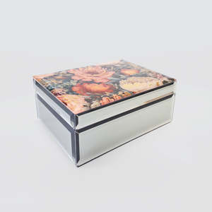 Red Flower Jewellery Box