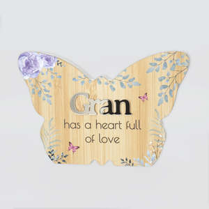 Grandparents: Spring Butterfly Plaque - 'Gran'