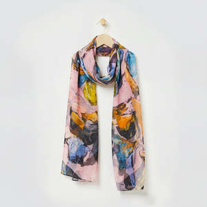 Abstract Chiffon Scarves