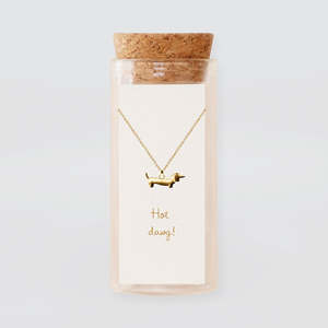 Dogs: Lilly&Mae - Petite 'Sausage Dog' Necklace