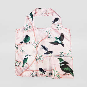 Reusable Bags Storage Bags: Fold Out Bag - 'Native Birds'