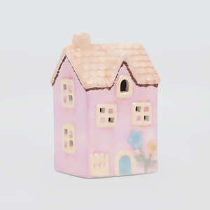 Figurines Sculptures: Cottage Grove -  Village House - Purple