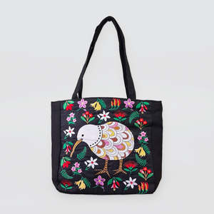 Tote Bag - Kiwi & Flowers
