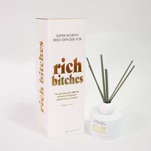 Diffusers: Super Worthy Reed Diffuser - Rich Bitches