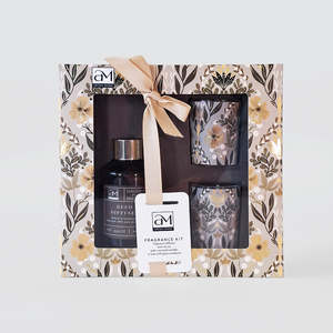 AM Diffuser & Candle Gift Set - Tangerine Peel Bergamot