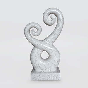 Terrazzo Entwined Koru Decor - 25cm