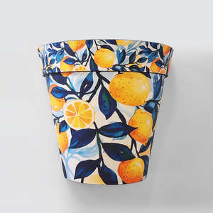 Zest Planter Wall Pot - Marbella