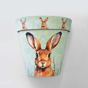 Vases Bowls: Zest Planter Wall Pot - Hare