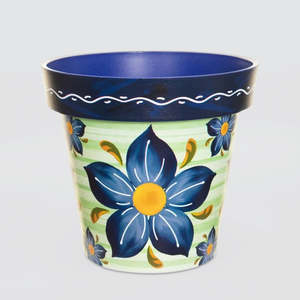 Vases Bowls: Zest Planter Pot - Verde
