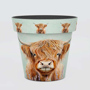 Zest Planter Pots - Highland Cow
