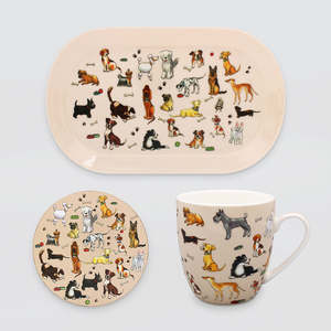 Hot Dog - Mug, Coaster & Tray Set