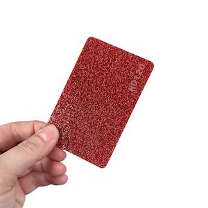 Acrylic Sheets Glitter Range: Ladybug Glitter Acrylic
