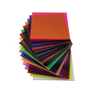 Acrylic Sheets Tints Range: Tint Black Acrylic 3mm Gloss