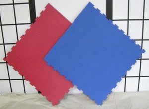 Mats for Dojo Jigsaw Red & Blue 25mm · Action Martial Arts Supplies Ltd