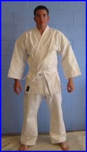 Karate Uniform Midweight 12 oz size 1/140 White · Action Martial Arts Supplies Ltd