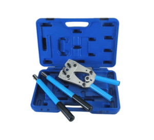 Online Fishing Tackle Saltwater Freshwater: Hanlong HT-T51A Foldable Crimping Tool in Blow Mold Case