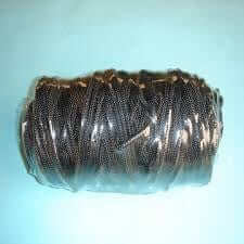 Braided Nylon seine netting twine black & tarred #72