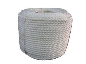 Manila Nylon Polyester Ropes Dynemma Yacht Braids: Silver Rope 3-strand 12mm x 250M Coil