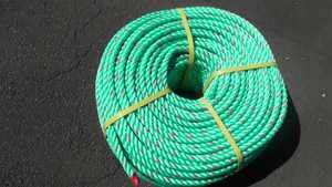 Green Polypropylene rope 12mm x 220m Coil Hi-Man