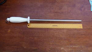 Knife Sharpeners And Steels Butchers Diamond Steels: V6 FLUGEL 306 Polished 30cm Sharpening Steel