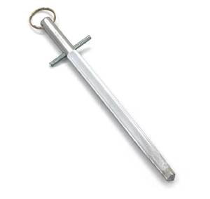 Knife Sharpeners And Steels Butchers Diamond Steels: Kilwell Knife Steel 150mm With Ring & Bar