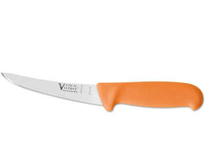 Victory Knives Accessories Sheaths Scalers Sharpeners Wraps: Victory-Narrow Curved Boning Knife 12cm Orange
