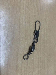 Black Interlock with Barrel Swivel #6