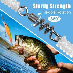 Super Strong Coastlock Snap Swivel Big Game Fishing: 5PCS Fishing Corkscrew Swivel Snaps Stainless Steel Heavy Duty9416255411132