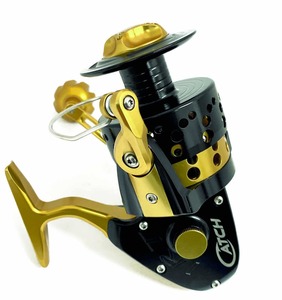 Catch Fishing Reels: Catch IRT800DD Spinning Reel Black and Gold