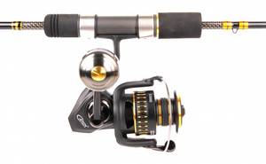 Catch Pro Series Kensai 150g Spin Rod with Catch SP3000 Spin reel spooled with braid
