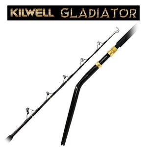Kilwell Gladiator Swordfish Rods: Kilwell NZ Gladiator 37-60kg Rollered DBB Rod